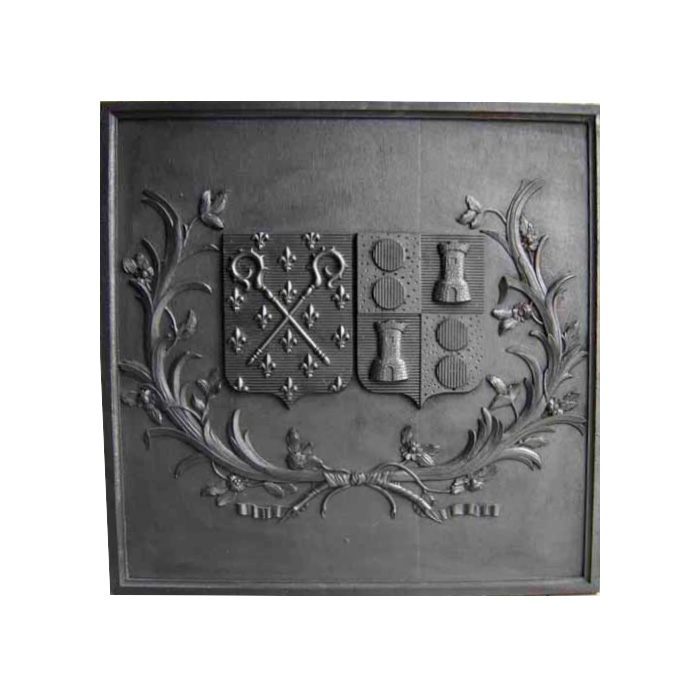 Modèles décoratifs à deux blasons avec houx