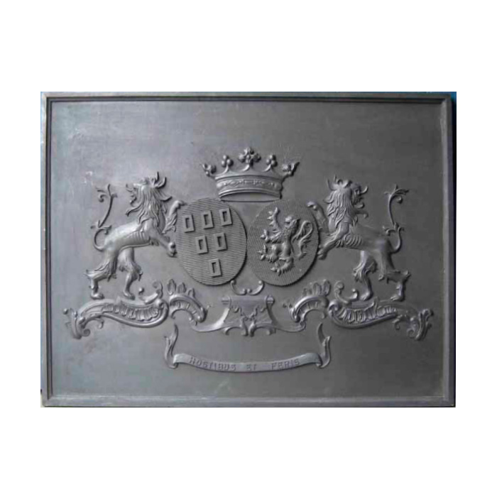 Modèles à deux blasons héraldiques avec supports